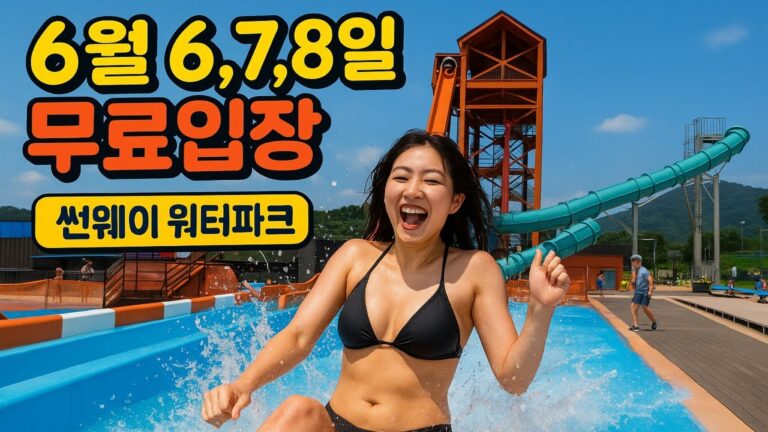 순창 썬웨이 워터파크 둘러보기 | 무료입장 안내
